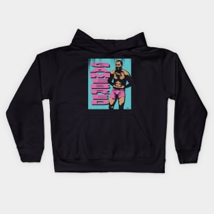 Retro Gamebred Graphic Kids Hoodie